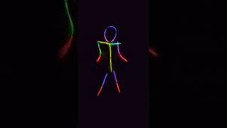 Glow stick neon dance [upl. by Aslehc]