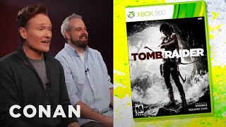 Conan OBrien Reviews quotTomb Raiderquot  Clueless Gamer  CONAN on TBS [upl. by Orestes]