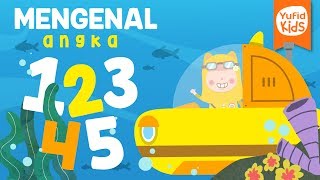 Serial Mengenal Angka  Mengenal Angka 15 Tema Laut  Yufid Kids [upl. by Shaya849]