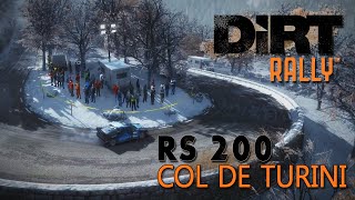 DiRT Rally  Wheelcam HD GER Ford RS200  Col de Turini [upl. by Symer]