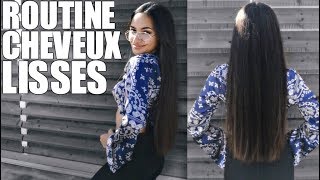 Ma routine pour lisser mes cheveux ELLE x Maile Akln [upl. by Atinrahc]