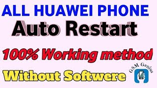 All Huawei Mobile Auto Restart Solition Without Software Fix [upl. by Laurena422]