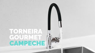 Torneira Monocomando Gourmet Campeche [upl. by Ardnohsal]