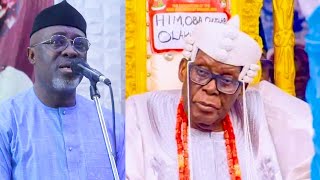 Dr Adewale Ayuba Eulogies Oba Akinloye Owolabi Olubadan Of Ibadanland [upl. by Assetan]