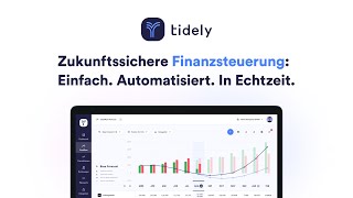 Tidely in einer Minute  Erfolgreiche Liquiditätsplanung für Dein Unternehmen [upl. by Fu]