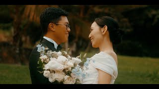 Kualoa Ranch Wedding  Paliku Gardens  Oahu Hawaii  Christina  Kyle [upl. by Norab]