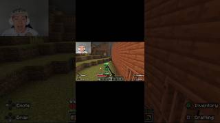 Getting Jumpscared By a Creeper minecraft minecraftshorts minecraftmemes [upl. by Ybloc]