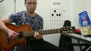 GUITAR COVER  CHORDS  The Telephone Song  Astrud Gilberto [upl. by Resay]