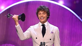 The National Television Awards  Bobby Brazier Wins Rising Star 5th September 2023 [upl. by Bailey267]