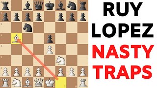 Ruy Lopez Chess Opening Explained in 10 Minutes TRAPS Included [upl. by Eylrac988]