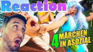 Julien Bam MÄRCHEN in Asozial 4 Reaction [upl. by Hgielhsa]