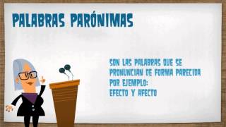 Homonimia y Paronimia [upl. by Eden]