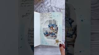 Cozy season theme 💙 ASMR Scrapbooking for you 🤍asmrscrapbooking scrapbooking shorts [upl. by Gemoets696]