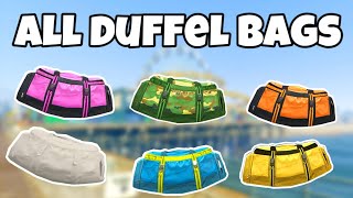 HOW TO GET ALL COLORED DUFFEL BAGS In GTA 5 ONLINE 167 SUPER EASY No save wizard [upl. by Ecnedurp]