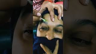 Eyebrows finishing whith beans wax viralvideo withoutwatermarblenailartdesign [upl. by Ahtnamys334]