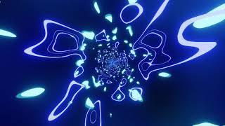 VJ LOOP NEON Blue Metallic Abstract Background Video Simple Lines Pattern  Motion 4k Screensaver [upl. by Aihtekal816]