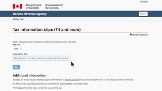 How to get a copy of your T4 slip  TurboTax Support Canada [upl. by Kokaras]