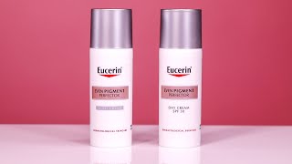 Eucerin Even Pigment Perfector Day amp Night Creams  Reviewed [upl. by Boylston]