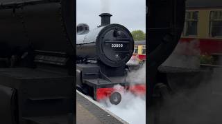 Steam Train pulling out of Sheringham Station On North Norfolk Railway steamtrain [upl. by Limak326]