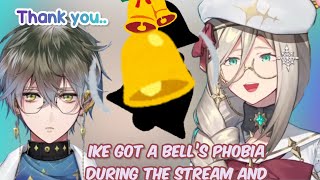 Ike got a bell’s phobia during the stream and Aia helped him [upl. by Cotter]