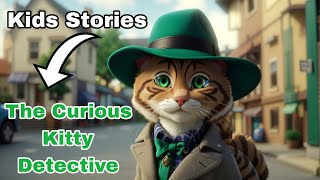 The Curious Kitty Detective  kids Stories [upl. by Enomahs]