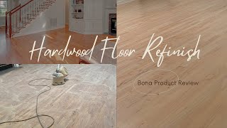 Refinishing Red Oak Hardwood with Bona Products [upl. by Auqinal903]