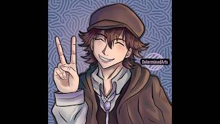 Drawing  Ranpo Edogawa  BSD  Speedpaint [upl. by Evreh]