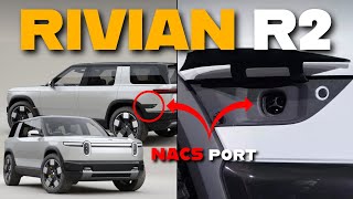 Rivian R2 Moves Charging Port for Tesla Supercharger Compatibility [upl. by Kuster]