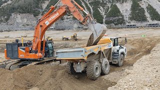 Reschensee Baustellen  Tour  Dump Truck Onboard [upl. by Graybill305]