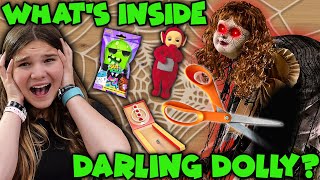 Whats Inside Darling Dolly Cutting Open Haunted Creepy Animatronic Skit [upl. by Llertniuq]