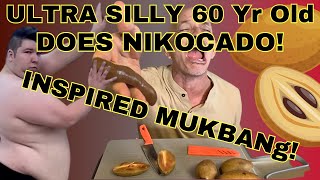 Ultra Silly 60 Yr Old Does Nikocado Inspired Mukbang 7 [upl. by Lleraj]