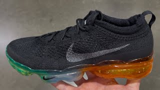 Nike Air Vapormax 2023 Flyknit Black Multicolor Shoes [upl. by Doubler]