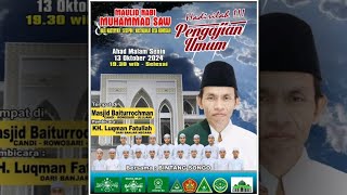 🔴LIVE MEMPERINGATI MAULID NABI MUHAMMAD SAW BERSAMA BINTANG SONGO PEMALANG [upl. by Arrec719]