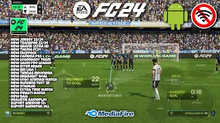 FIFA 19 MOD FC 24 ANDROID OFFLINE FULL UPDATE JERSEY amp TRANSFER 2324 [upl. by Eeryt]