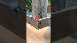 technique for joining round and square pipes for table posts [upl. by Alessig]