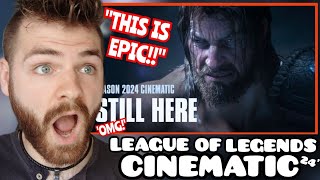 First Time Reacting to STILL HERE  Season 2024 Cinematic  League of Legends  REACTION [upl. by Yemrots66]