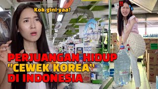 CEWEK KOREA BELANJA BULANAN RUMAH BARU DI JAKARTA [upl. by Iahk733]