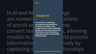 AIFC01 AWS Certified AI Practitioner Exam Practice Questions No12 aws awscertified examprep [upl. by Leirza]