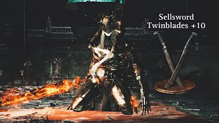 DS3  lorian and lothric The twin princes  Sellsword Twinblades 10 [upl. by Atteloc32]