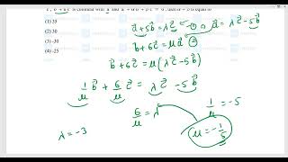 Let ab amp c be 3 non0 vectors such that b amp c are non collinear if a5b is equal to [upl. by Trimble866]