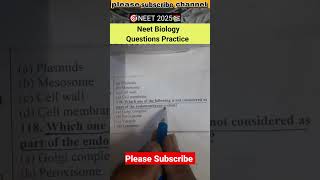 Biology questions practice for neet shorts shortsfeed neet motivation YouTubeshorts viral [upl. by Nibor]