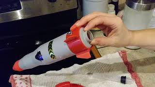 Discovery Propulsion Rocket toy howto [upl. by Aelber549]