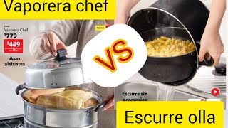 VAPORERA CHEF VS ESCURRE OLLA PRO [upl. by Grosz]