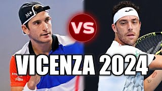 Francisco Passaro vs Marco Cecchinato VICENZA 2024 [upl. by Ynomrah]