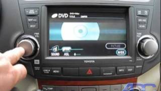 2010 Toyota Highlander navi bypass with AV input [upl. by Ekenna699]