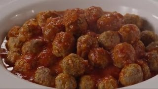 Saucy Mexican Meatballs Appetizer Recipe [upl. by Knah]