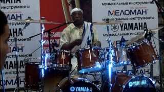 Мастеркласс барабанщика Billy COBHAM Алматы 2012 [upl. by Adnawal]