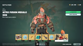 Reaching Tier 100 Unlocking Nitro Fusion Megalo Don [upl. by Erdnuaed]