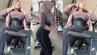 Try On Outfit Olah Raga Legging Hijab Gym Fitnes [upl. by Friederike]