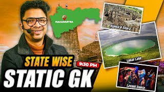 State Wise Static GK  Know Your State Maharashtra GK जानिए महाराष्ट्र को 🤩 Static GK By Aman Sir [upl. by Nester82]